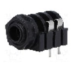 Conector jack, Jack 6,3mm, 2 contacte, mama, NINIGI - JC-211