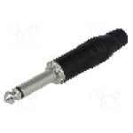 Conector jack, Jack 6,3mm, 2 contacte, tata, AMPHENOL - ACPM-GB