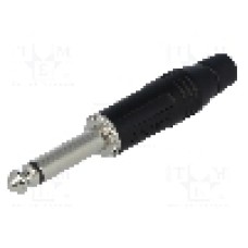 Conector jack, Jack 6,3mm, 2 contacte, tata, AMPHENOL - ACPM-GB