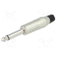 Conector jack, Jack 6,3mm, 2 contacte, tata, AMPHENOL - ACPM-GN