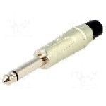 Conector jack, Jack 6,3mm, 2 contacte, tata, AMPHENOL - ACPM-KN