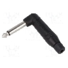 Conector jack, Jack 6,3mm, 2 contacte, tata, AMPHENOL - ACPM-RB