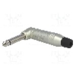 Conector jack, Jack 6,3mm, 2 contacte, tata, AMPHENOL - ACPM-RN