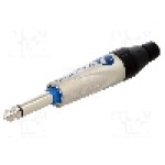 Conector jack, Jack 6,3mm, 2 contacte, tata, AMPHENOL - TM1P Conector jack, Jack 6,3mm, 2 contacte, tata, AMPHENOL - TM1P