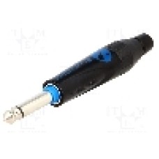 Conector jack, Jack 6,3mm, 2 contacte, tata, AMPHENOL - TM1PB