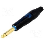 Conector jack, Jack 6,3mm, 2 contacte, tata, AMPHENOL - TM1PBJ-AU