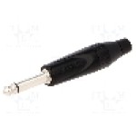 Conector jack, Jack 6,3mm, 2 contacte, tata, AMPHENOL - TM2PB Conector jack, Jack 6,3mm, 2 contacte, tata, AMPHENOL - TM2PB