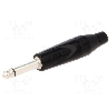 Conector jack, Jack 6,3mm, 2 contacte, tata, AMPHENOL - TM2PB Conector jack, Jack 6,3mm, 2 contacte, tata, AMPHENOL - TM2PB