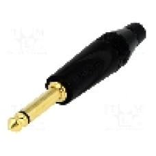 Conector jack, Jack 6,3mm, 2 contacte, tata, AMPHENOL - TM2PBM-AU