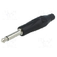Conector jack, Jack 6,3mm, 2 contacte, tata, AMPHENOL - TM2PBMJ