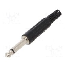 Conector jack, Jack 6,3mm, 2 contacte, tata, CLIFF - FM1022