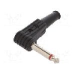 Conector jack, Jack 6,3mm, 2 contacte, tata, CLIFF - FM1105B
