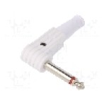 Conector jack, Jack 6,3mm, 2 contacte, tata, CLIFF - FM1105W