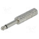Conector jack, Jack 6,3mm, 2 contacte, tata, CLIFF - P1C (FM1002)