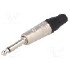 Conector jack, Jack 6,3mm, 2 contacte, tata, NEUTRIK, NP2C, T254222 Conector jack, Jack 6,3mm, 2 contacte, tata, NEUTRIK, NP2C, T254222