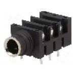 Conector jack, Jack 6,3mm, 3 contacte, mama, AMPHENOL - ACJS-HHDR