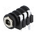 Conector jack, Jack 6,3mm, 3 contacte, mama, AMPHENOL - ACJS-IH Conector jack, Jack 6,3mm, 3 contacte, mama, AMPHENOL - ACJS-IH