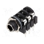 Conector jack, Jack 6,3mm, 3 contacte, mama, AMPHENOL - ACJS-MC