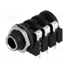 Conector jack, Jack 6,3mm, 3 contacte, mama, AMPHENOL - ACJS-MH