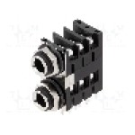 Conector jack, Jack 6,3mm, 3 contacte, mama, AMPHENOL - ACJS-MHDE