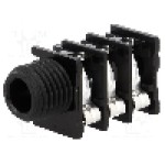 Conector jack, Jack 6,3mm, 3 contacte, mama, AMPHENOL - ACJS-MHOP