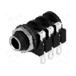 Conector jack, Jack 6,3mm, 3 contacte, mama, AMPHENOL - ACJS-MHS Conector jack, Jack 6,3mm, 3 contacte, mama, AMPHENOL - ACJS-MHS