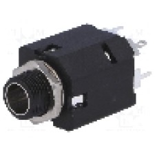 Conector jack, Jack 6,3mm, 3 contacte, mama, AMPHENOL - ACJS-MIV-5