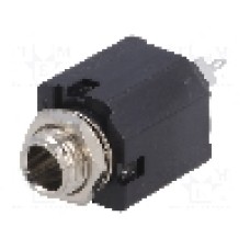 Conector jack, Jack 6,3mm, 3 contacte, mama, AMPHENOL - ACJS-MN-3