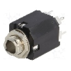 Conector jack, Jack 6,3mm, 3 contacte, mama, AMPHENOL - ACJS-MN-5