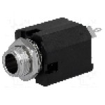 Conector jack, Jack 6,3mm, 3 contacte, mama, AMPHENOL - ACJS-MV-3