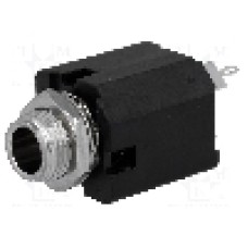 Conector jack, Jack 6,3mm, 3 contacte, mama, AMPHENOL - ACJS-MV-3