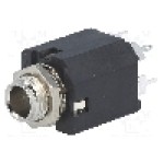 Conector jack, Jack 6,3mm, 3 contacte, mama, AMPHENOL - ACJS-MV-5