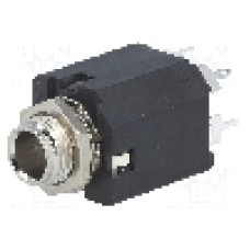 Conector jack, Jack 6,3mm, 3 contacte, mama, AMPHENOL - ACJS-MV-5