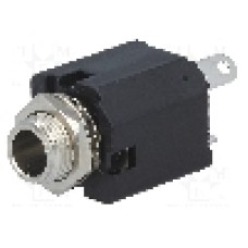 Conector jack, Jack 6,3mm, 3 contacte, mama, AMPHENOL - ACJS-MVS-3