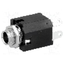 Conector jack, Jack 6,3mm, 3 contacte, mama, AMPHENOL - ACJS-MVS-3S