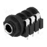 Conector jack, Jack 6,3mm, 3 contacte, mama, AMPHENOL - ACJS-PH