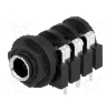 Conector jack, Jack 6,3mm, 3 contacte, mama, AMPHENOL - ACJS-PH