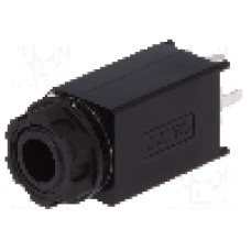 Conector jack, Jack 6,3mm, 3 contacte, mama, CLIFF - CL11061X