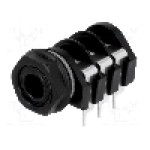 Conector jack, Jack 6,3mm, 3 contacte, mama, CLIFF - CL1232A
