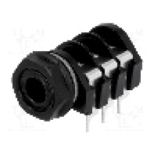 Conector jack, Jack 6,3mm, 3 contacte, mama, CLIFF - CL1232A