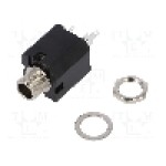 Conector jack, Jack 6,3mm, 3 contacte, mama, CLIFF - J/SKT S1VS/SSS
