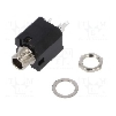 Conector jack, Jack 6,3mm, 3 contacte, mama, CLIFF - J/SKT S1VS/SSS