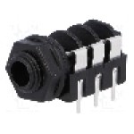 Conector jack, Jack 6,3mm, 3 contacte, mama, NEUTRIK, NMJ6HFD2, T254221