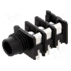 Conector jack, Jack 6,3mm, 3 contacte, mama, NEUTRIK - NRJ6HH