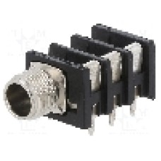 Conector jack, Jack 6,3mm, 3 contacte, mama, NEUTRIK - NRJ6HM-1
