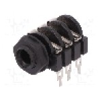 Conector jack, Jack 6,3mm, 3 contacte, mama, NINIGI - JC-214