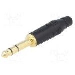 Conector jack, Jack 6,3mm, 3 contacte, tata, AMPHENOL - ACPS-GB-AU