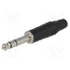 Conector jack, Jack 6,3mm, 3 contacte, tata, AMPHENOL - ACPS-GB Conector jack, Jack 6,3mm, 3 contacte, tata, AMPHENOL - ACPS-GB