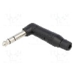 Conector jack, Jack 6,3mm, 3 contacte, tata, AMPHENOL - ACPS-RB