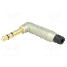 Conector jack, Jack 6,3mm, 3 contacte, tata, AMPHENOL - ACPS-RN-AU